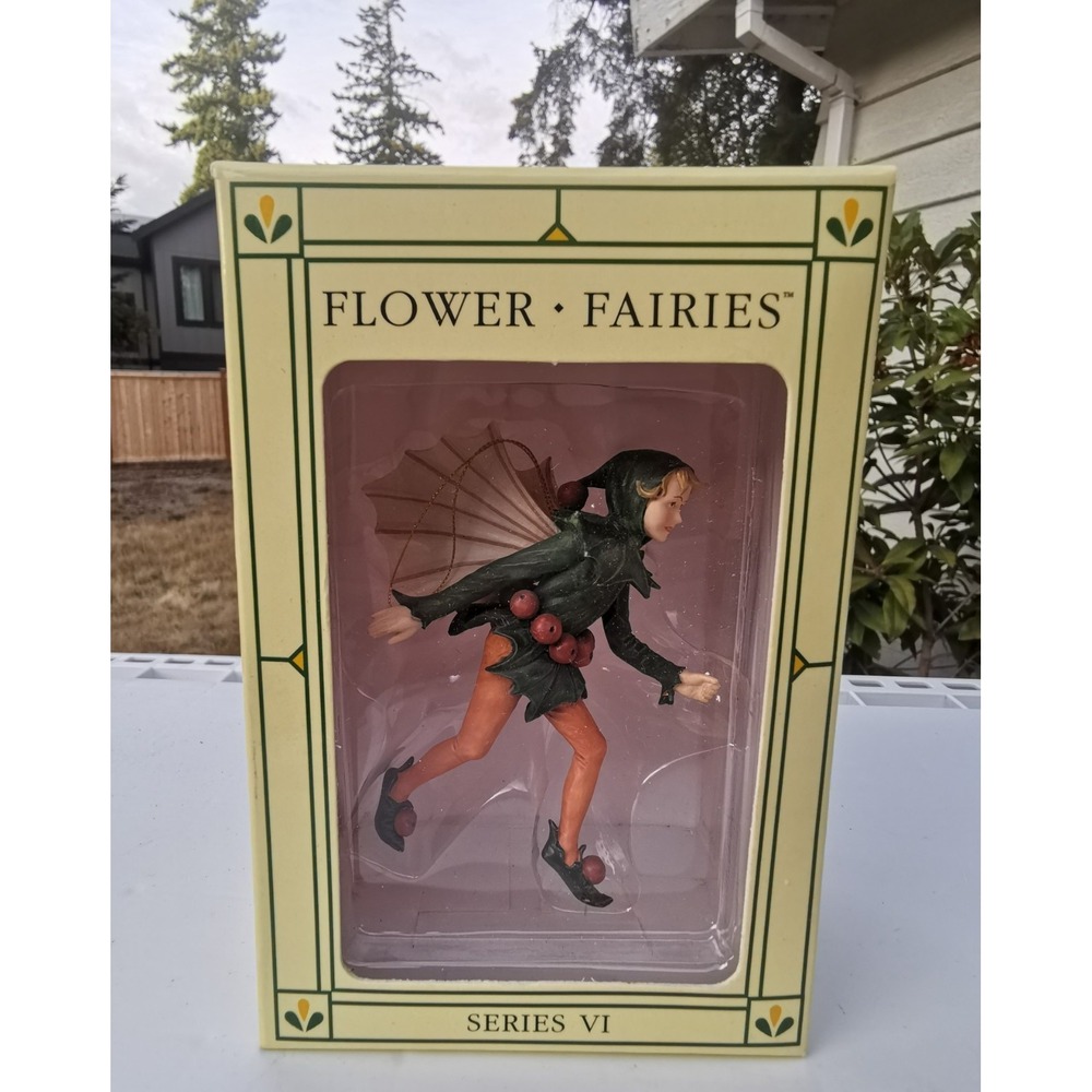 Cicely Mary Barker Retired HOLLY FAIRY Flower Fairies Figurine #86935